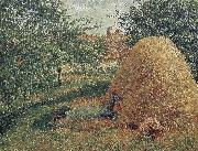 Camille Pissarro nap of the peasant woman Sweden oil painting artist